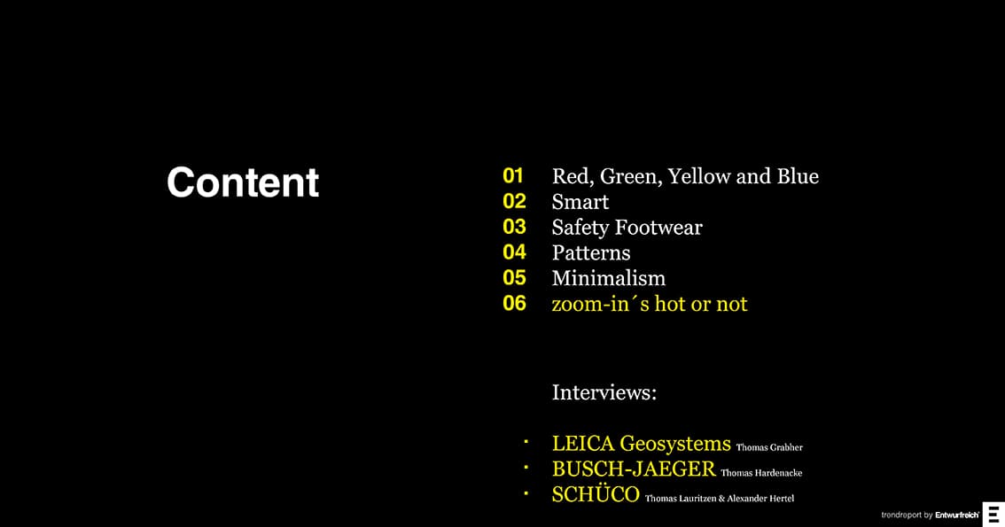 Trendreport ZOOM-IN BAU 2019
