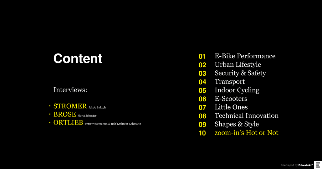 Trendreport ZOOM-IN Eurobike 2019