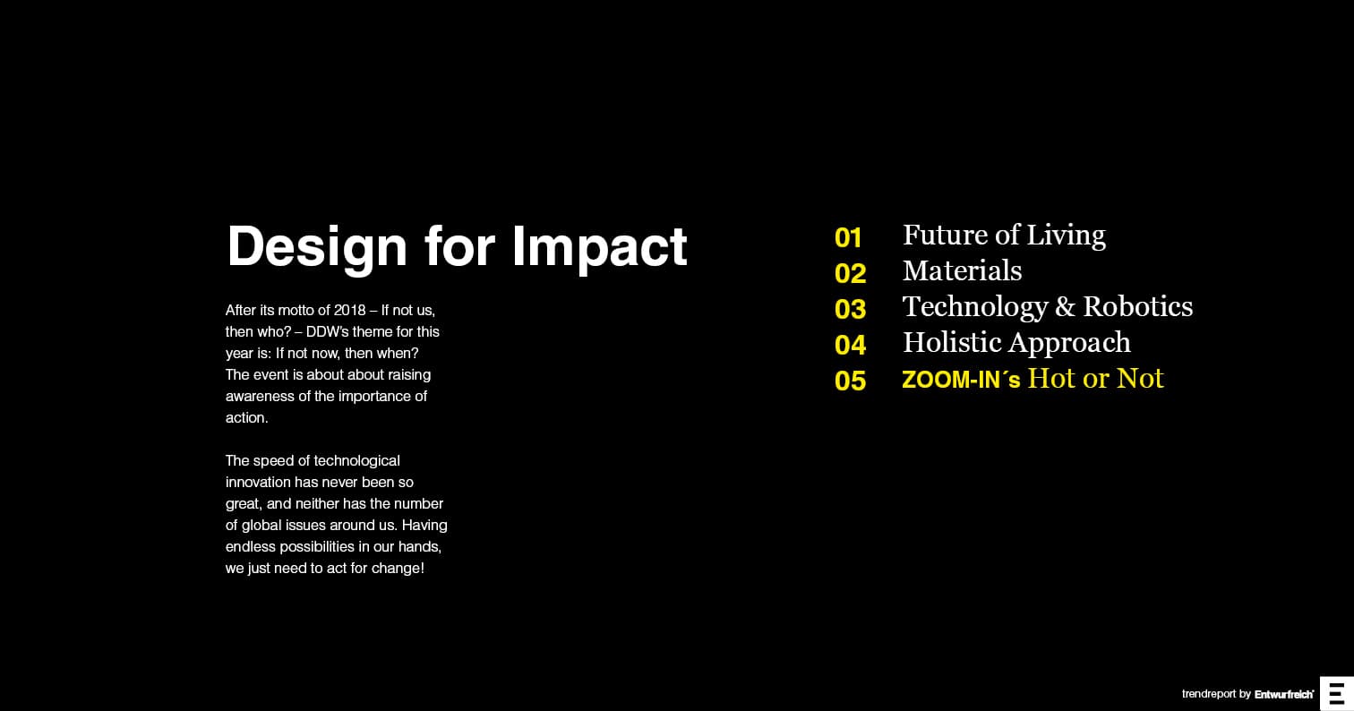 Trendreport ZOOM-IN Dutch Design Week 2019