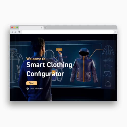 Smart Clothing Configurator