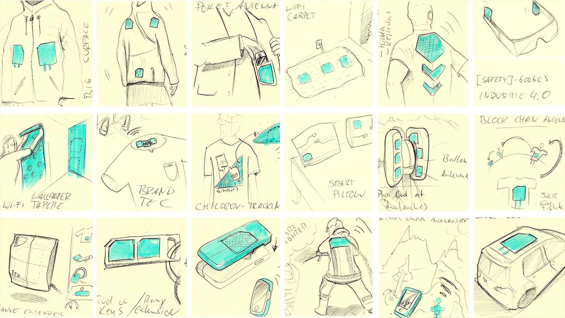 Smart Textile Postit Process