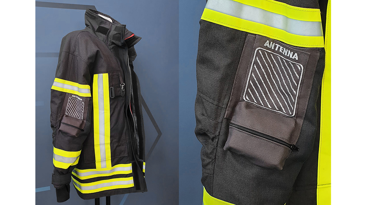 Smart Textile Firefighter Prototype