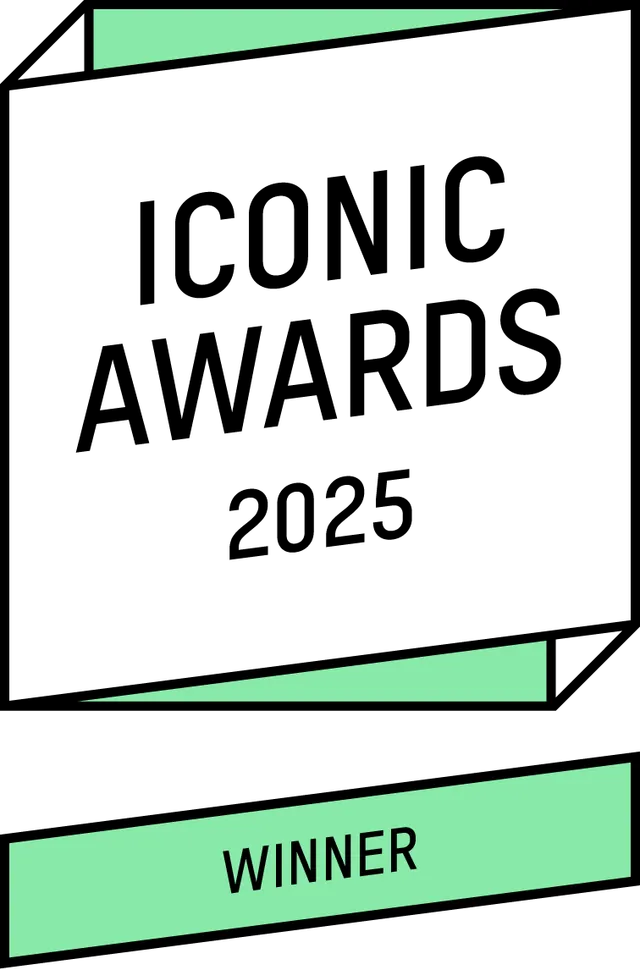 Iconic Awards 2025 Winner badge — Busch-Wächter pro