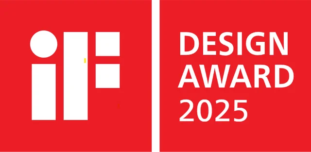 iF Design Award 2025 badge — Busch-Wächter pro