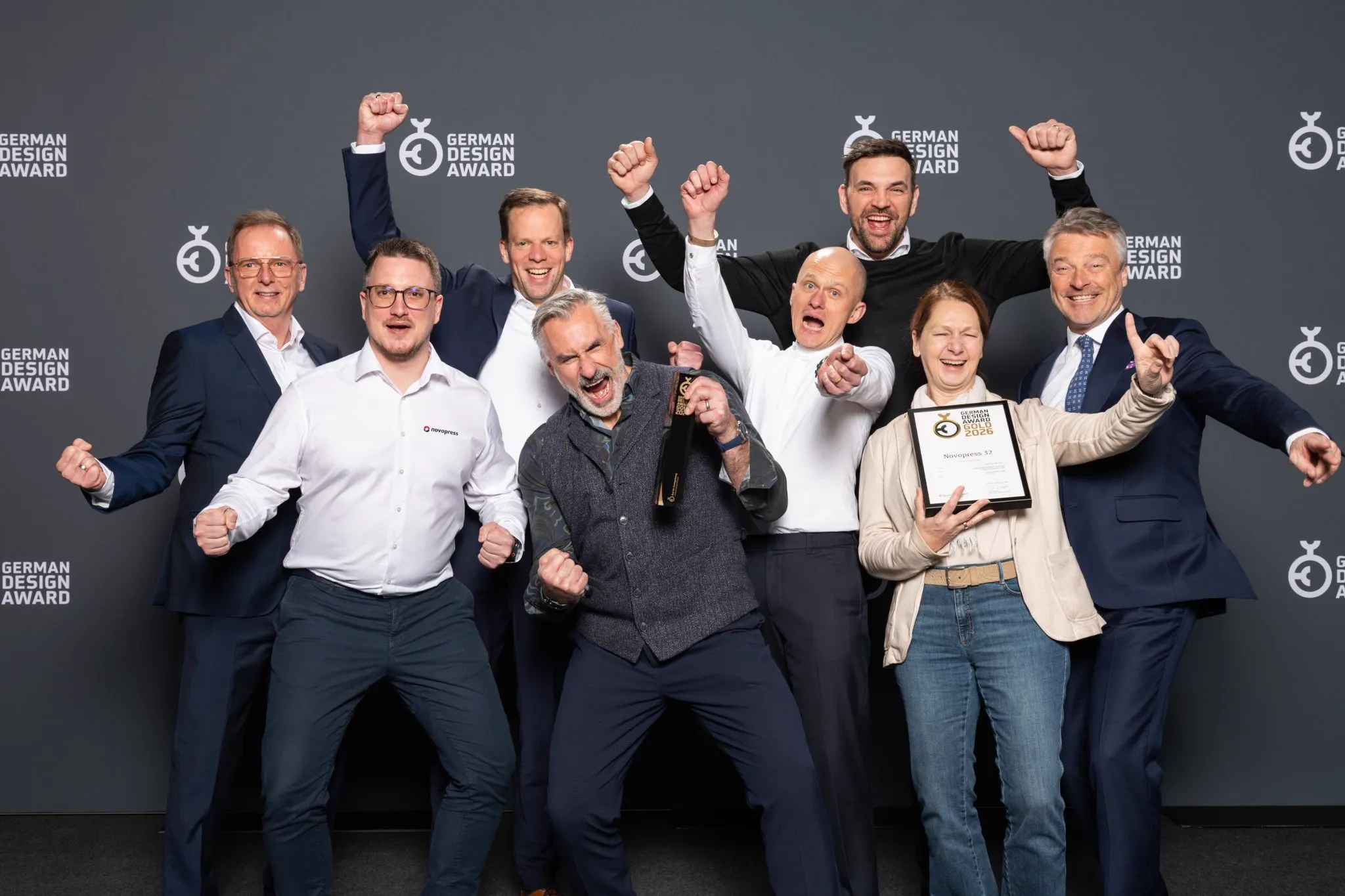 ENTWURFREICH wins GERMAN DESIGN AWARD 2026 Gold for Novopress 32