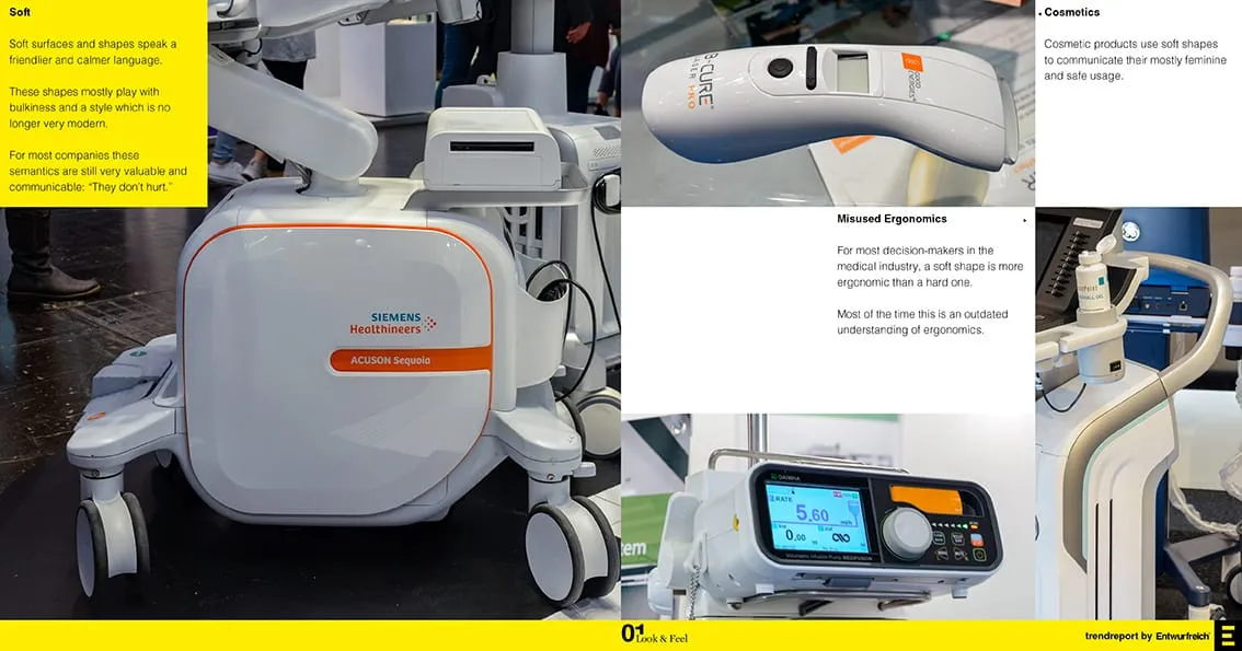 ZOOM-IN MEDICA 2018 Trendreport-Doppelseite mit Wearable-Diagnostik und KI-Bildgebungstrends