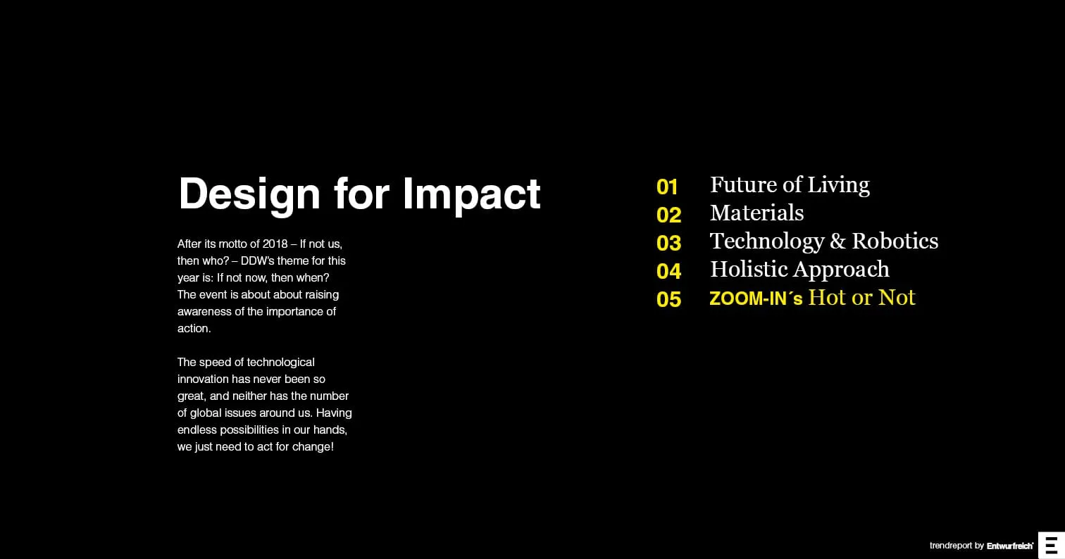 Zoom-in Dutch Design Week 2019 Cover mit einer leuchtend grünen geometrischen Rautenstruktur in Nahaufnahme