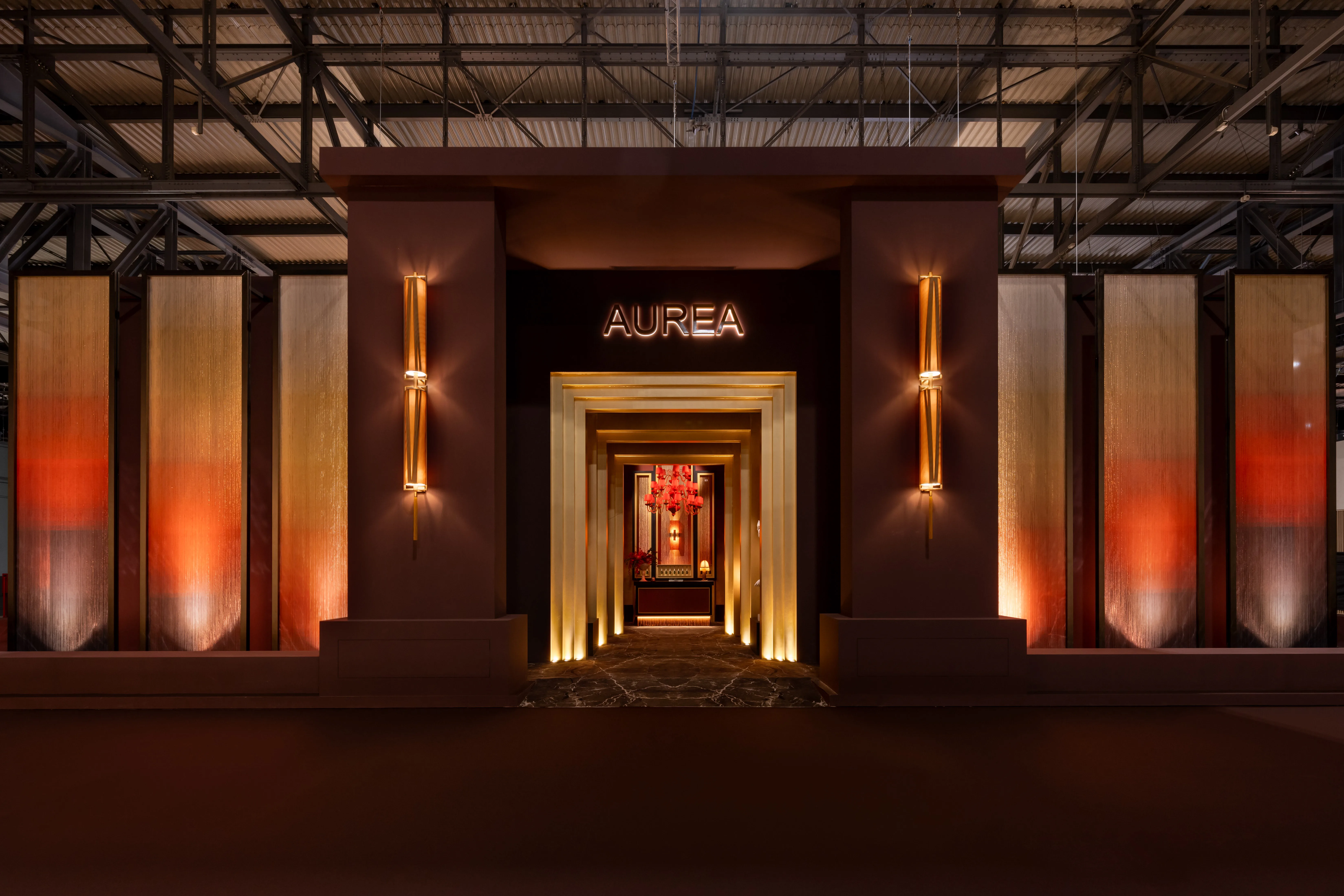 Maison Numéro 20 Installation Aurea — An Architectural Fiction beim Salone del Mobile 2026, Materialität und narrative Räume