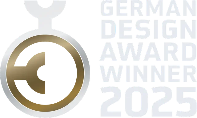 German Design Award 2025 Siegel — Busch-Wächter PRO Bewegungsmelder von Busch-Jaeger